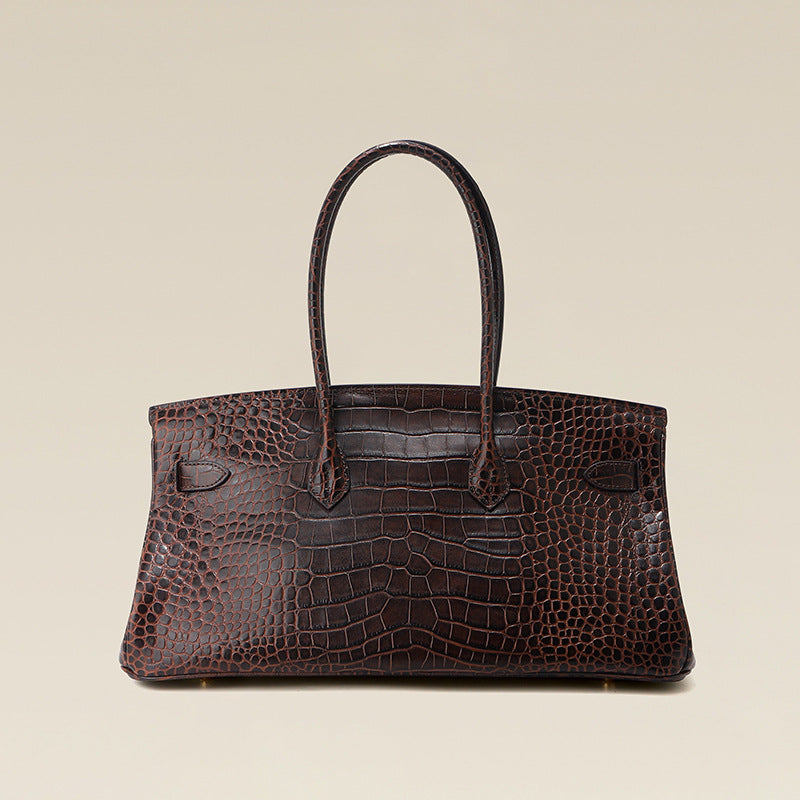 Jane Croco Maxi – Tasche 40 cm aus echtem Leder