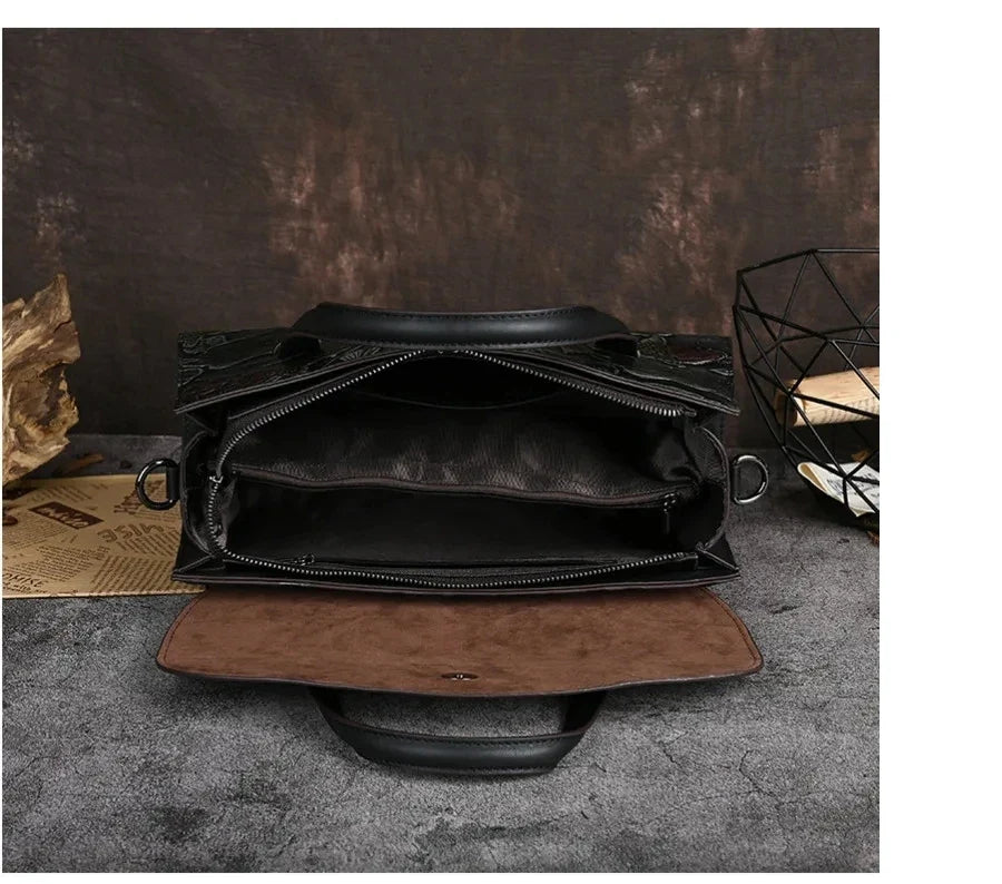 Tasche Jade Oriental Vintage – Aus echtem Premium-Leder