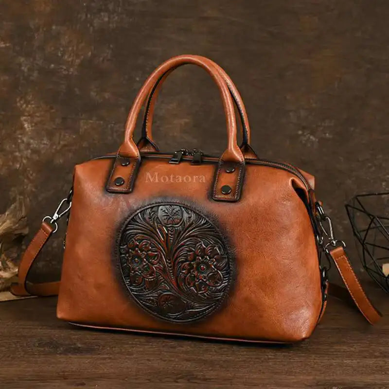 Boston-Tasche Carolina Vintage – Elegantes Design in hoher Qualität