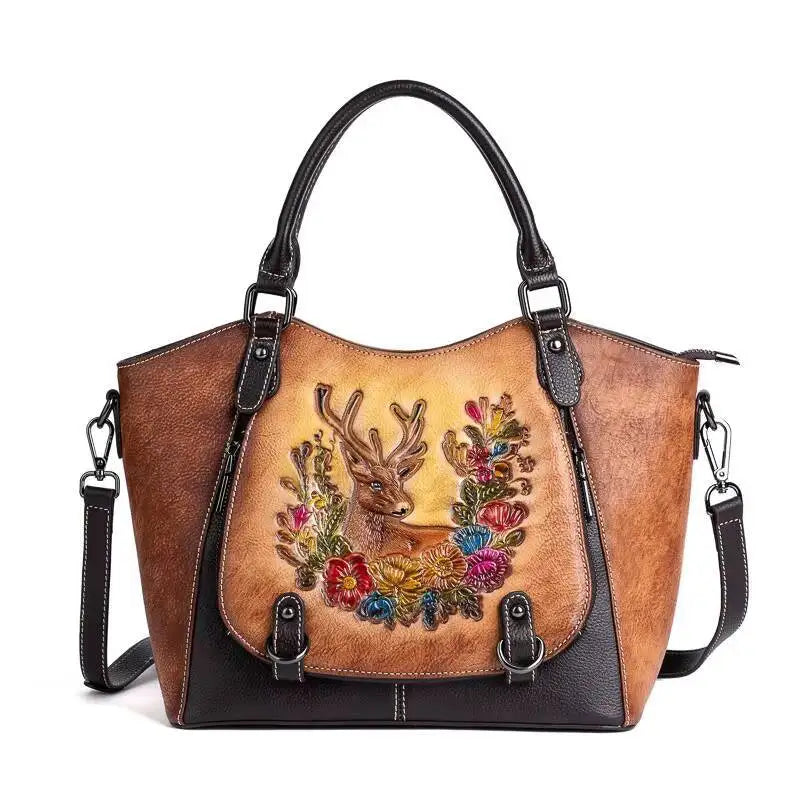 Tote Vitória Vintage – Aus echtem Premium-Leder