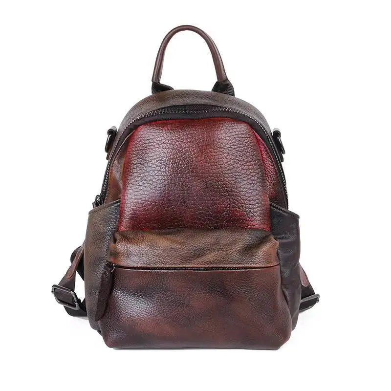 Rucksack Patchwork Diana Vintage – Aus echtem Premium-Leder