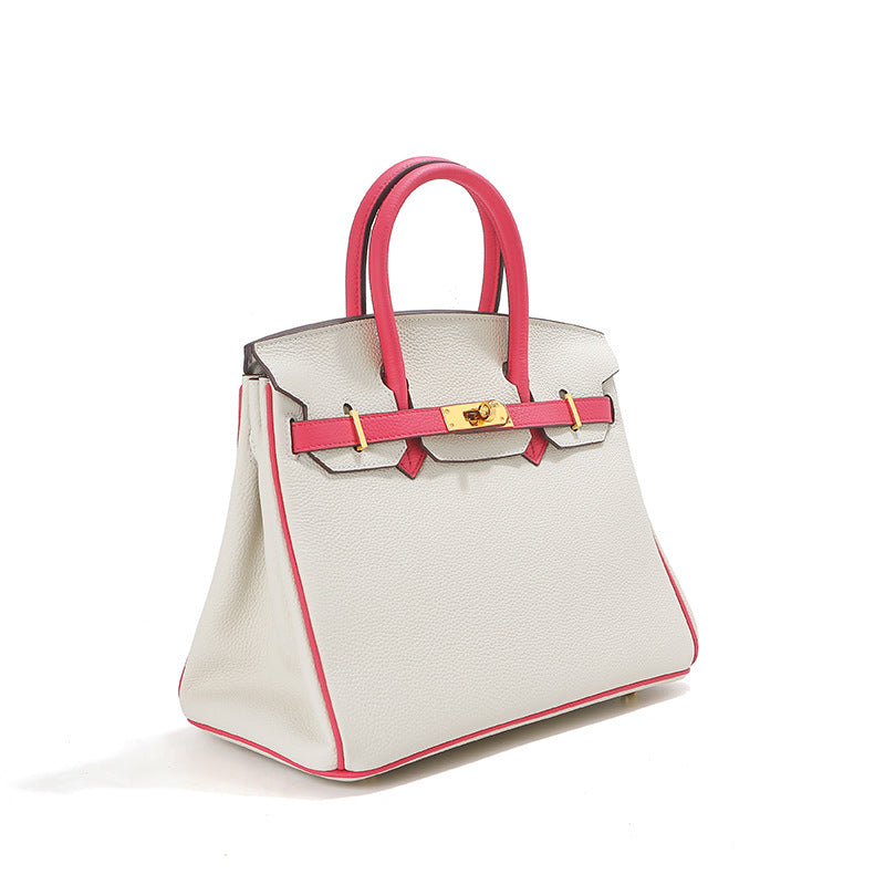 Jane – Premium-Tasche aus echtem Pebbled-Leder