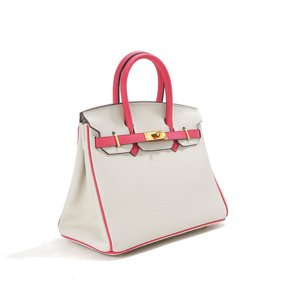 Jane – Premium-Tasche aus echtem Pebbled-Leder