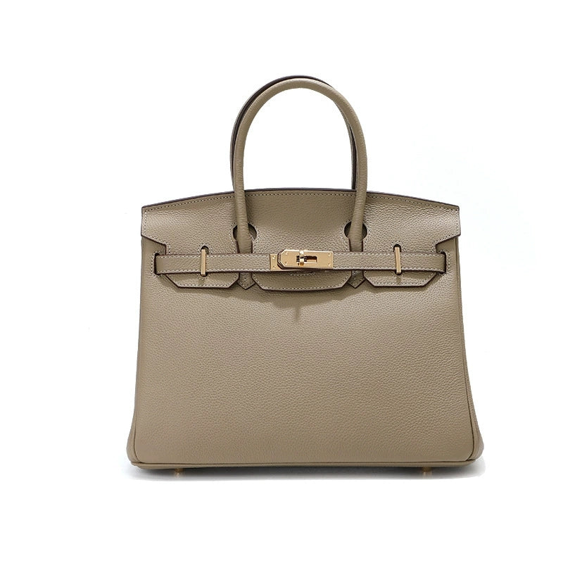 Jane – Premium-Tasche aus echtem Pebbled-Leder