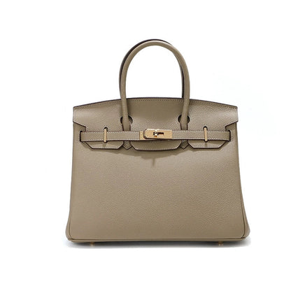 Jane – Premium-Tasche aus echtem Pebbled-Leder