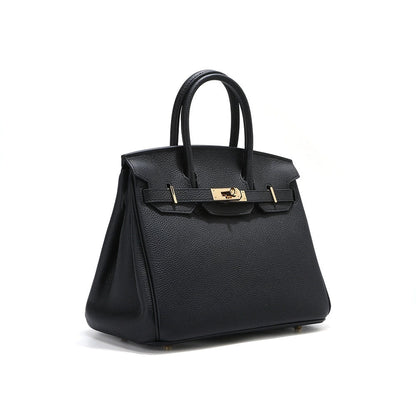 Jane – Premium-Tasche aus echtem Pebbled-Leder