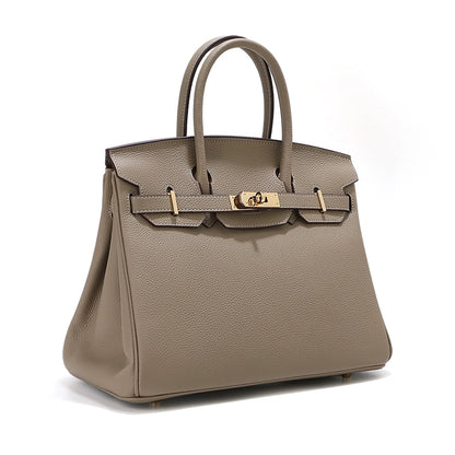 Jane – Premium-Tasche aus echtem Pebbled-Leder