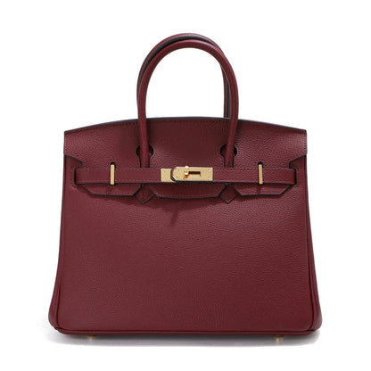 Jane – Premium-Tasche aus echtem Pebbled-Leder