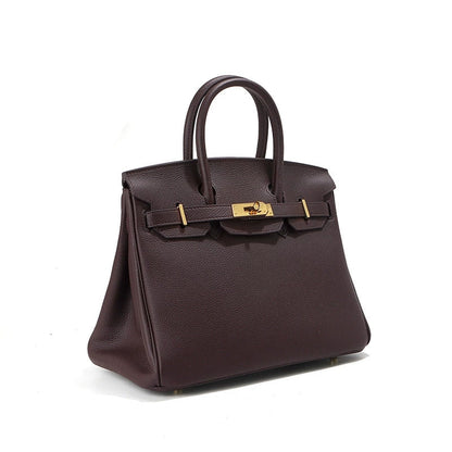 Jane – Premium-Tasche aus echtem Pebbled-Leder
