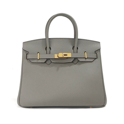 Jane – Premium-Tasche aus echtem Pebbled-Leder