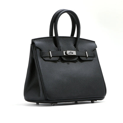 Jane – Premium-Tasche aus echtem Pebbled-Leder