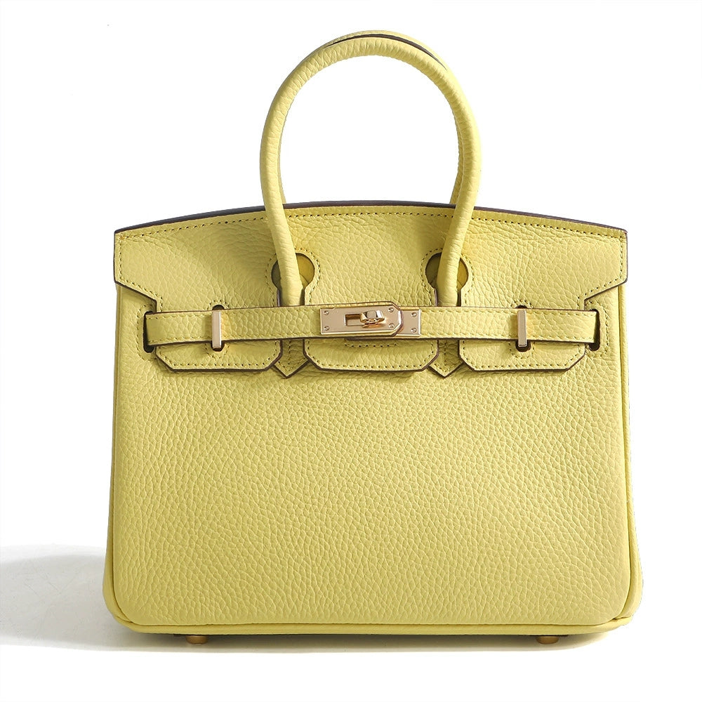 Jane – Premium-Tasche aus echtem Pebbled-Leder