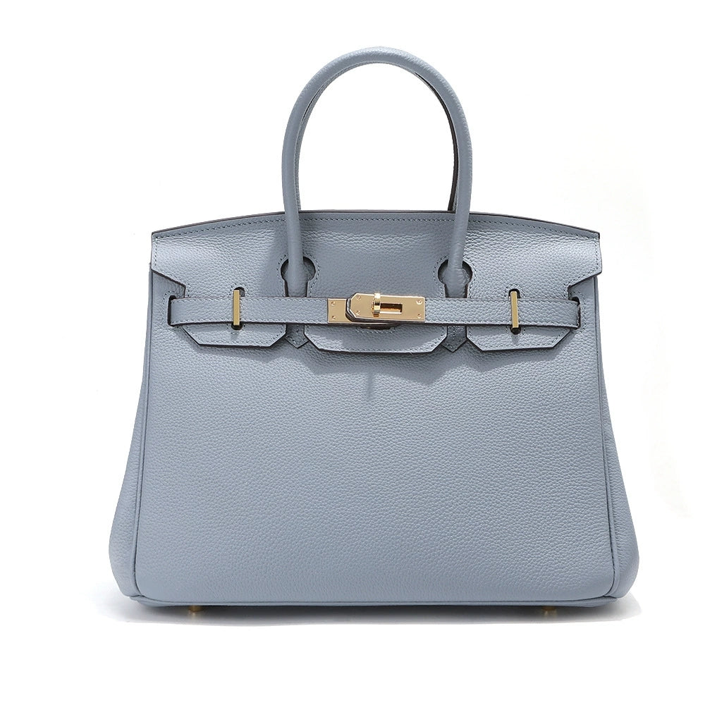 Jane – Premium-Tasche aus echtem Pebbled-Leder
