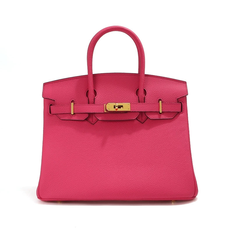 Jane – Premium-Tasche aus echtem Pebbled-Leder