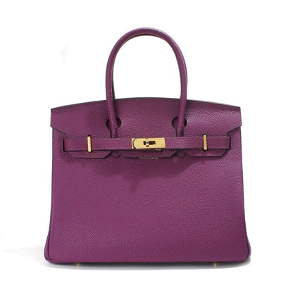 Jane – Premium-Tasche aus echtem Pebbled-Leder