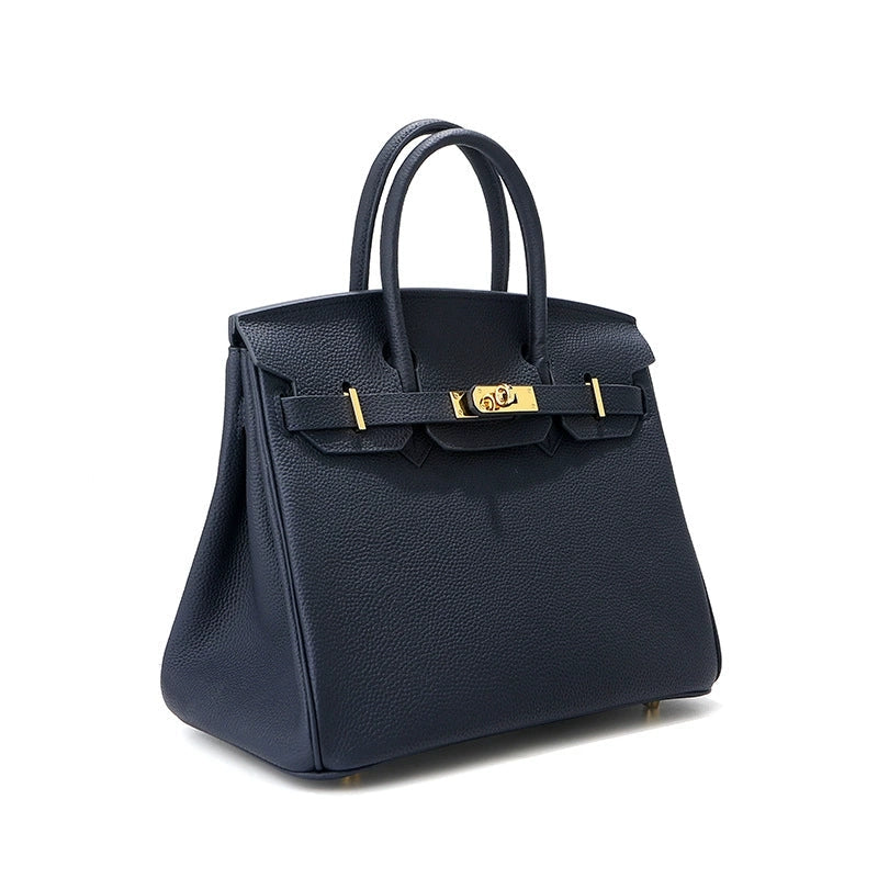 Jane – Premium-Tasche aus echtem Pebbled-Leder