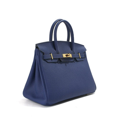 Jane – Premium-Tasche aus echtem Pebbled-Leder