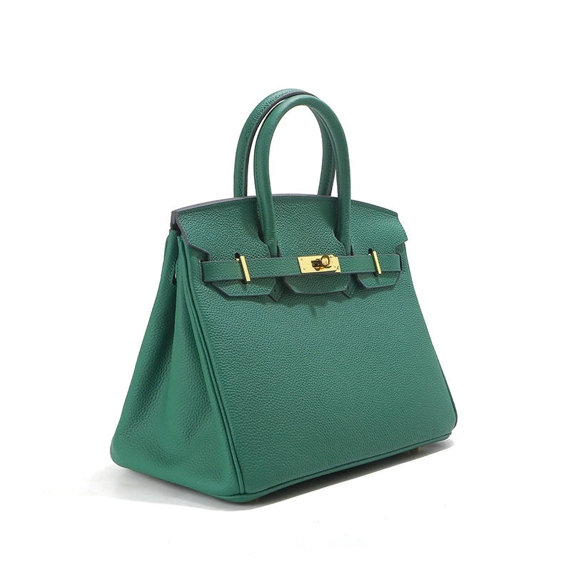 Jane – Premium-Tasche aus echtem Pebbled-Leder