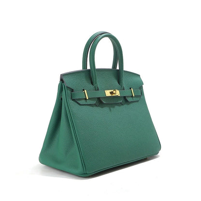 Jane – Premium-Tasche aus echtem Pebbled-Leder