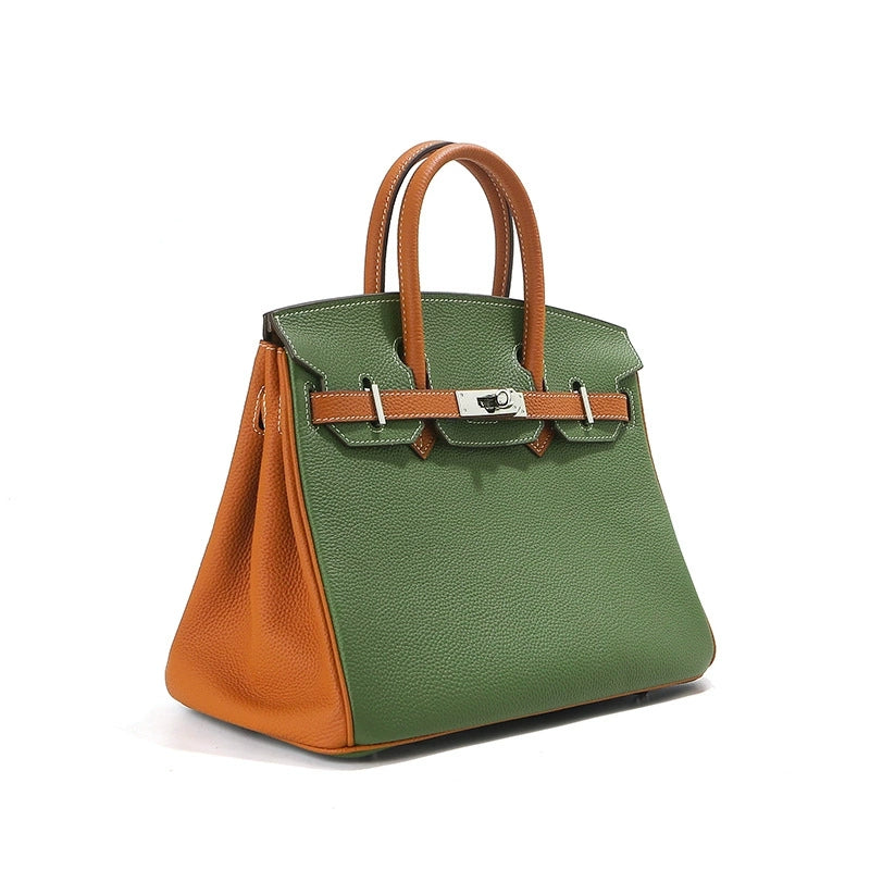 Jane – Premium-Tasche aus echtem Pebbled-Leder
