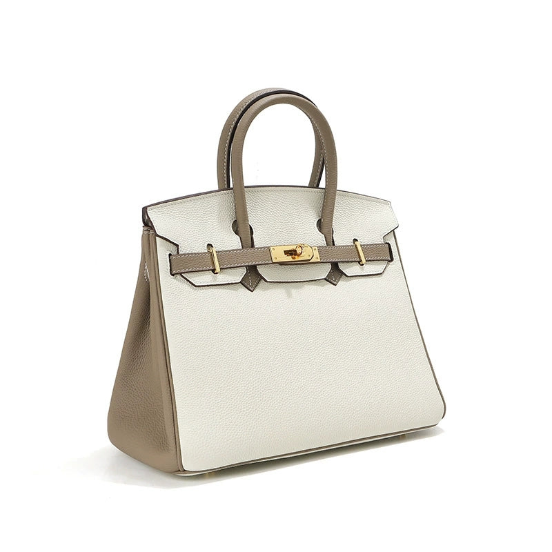 Jane – Premium-Tasche aus echtem Pebbled-Leder