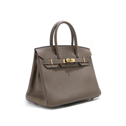 Jane – Premium-Tasche aus echtem Pebbled-Leder