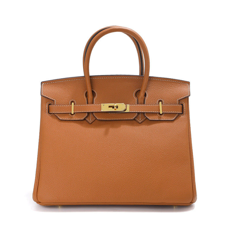 Jane – Premium-Tasche aus echtem Pebbled-Leder