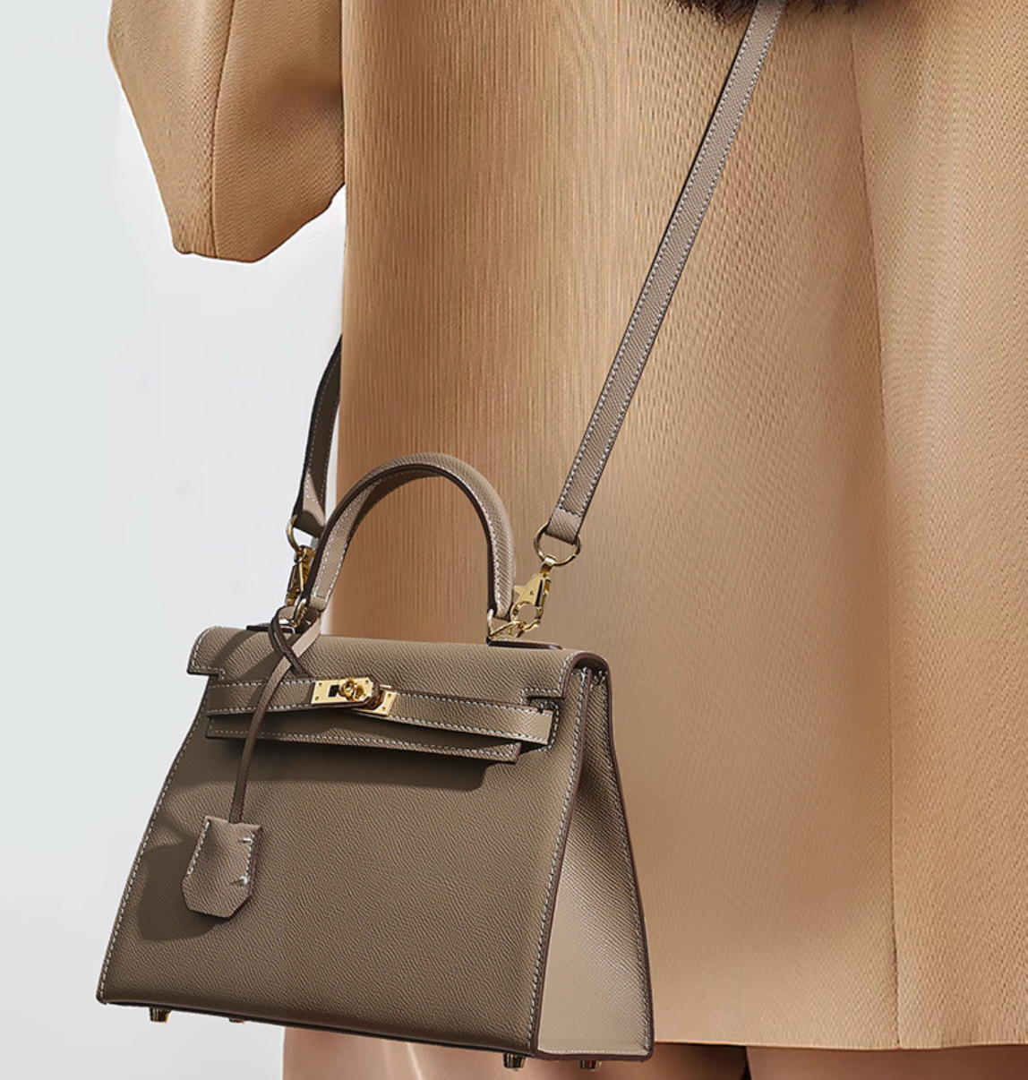 Grace Classique – Tasche aus echtem Leder im Epsom-Stil