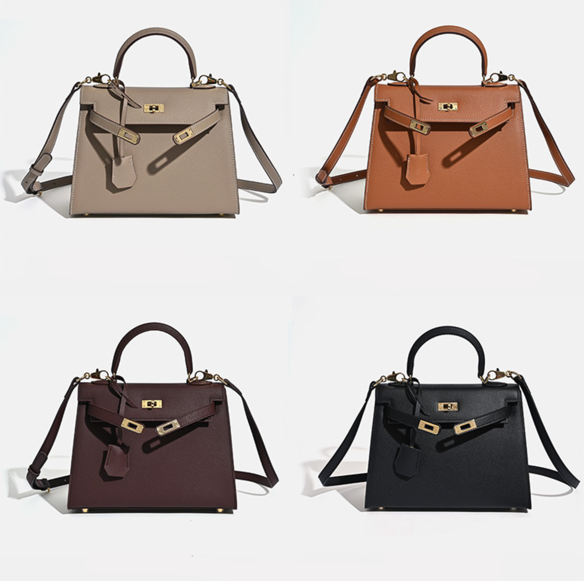 Grace Classique – Tasche aus echtem Leder im Epsom-Stil
