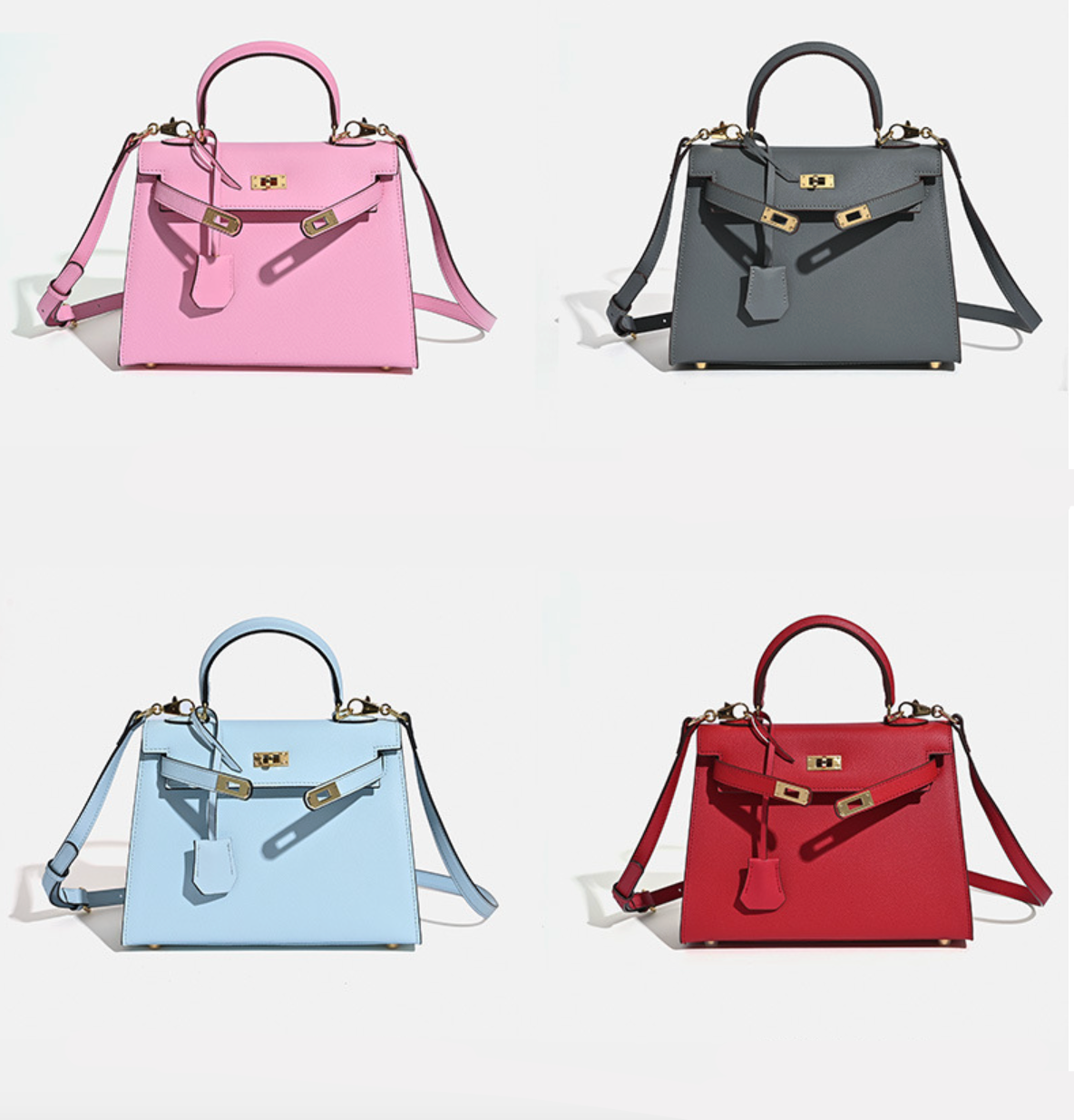 Grace Classique – Tasche aus echtem Leder im Epsom-Stil