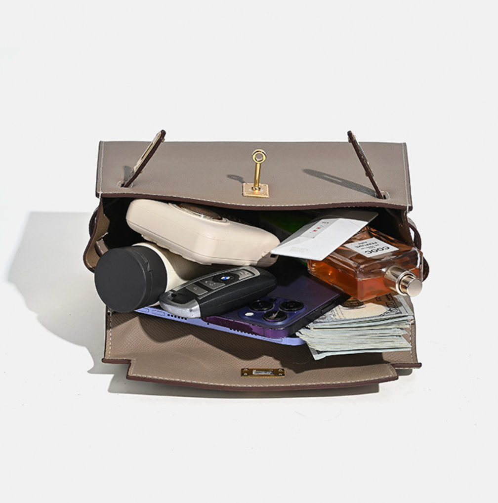 Grace Classique – Tasche aus echtem Leder im Epsom-Stil