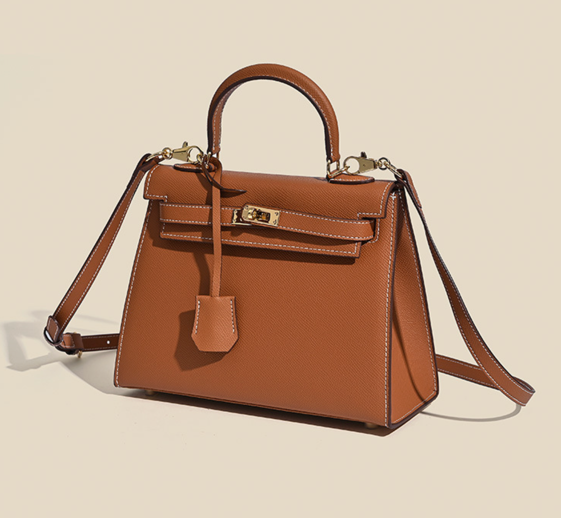 Grace Classique – Tasche aus echtem Leder im Epsom-Stil
