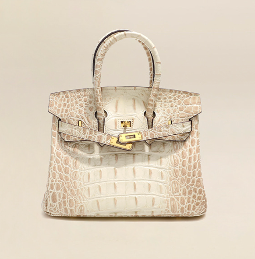 Jane Croco Himalaya – 30 cm Tasche aus echtem Leder