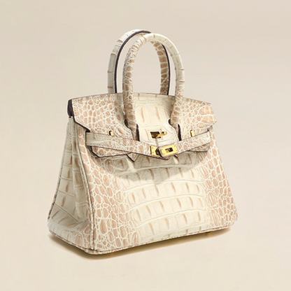 Jane Croco Himalaya – 30 cm Tasche aus echtem Leder
