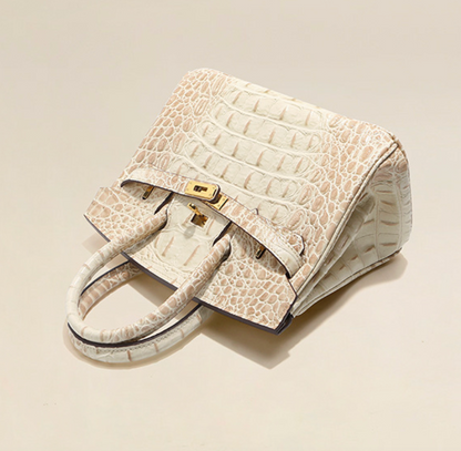 Jane Croco Himalaya – 30 cm Tasche aus echtem Leder