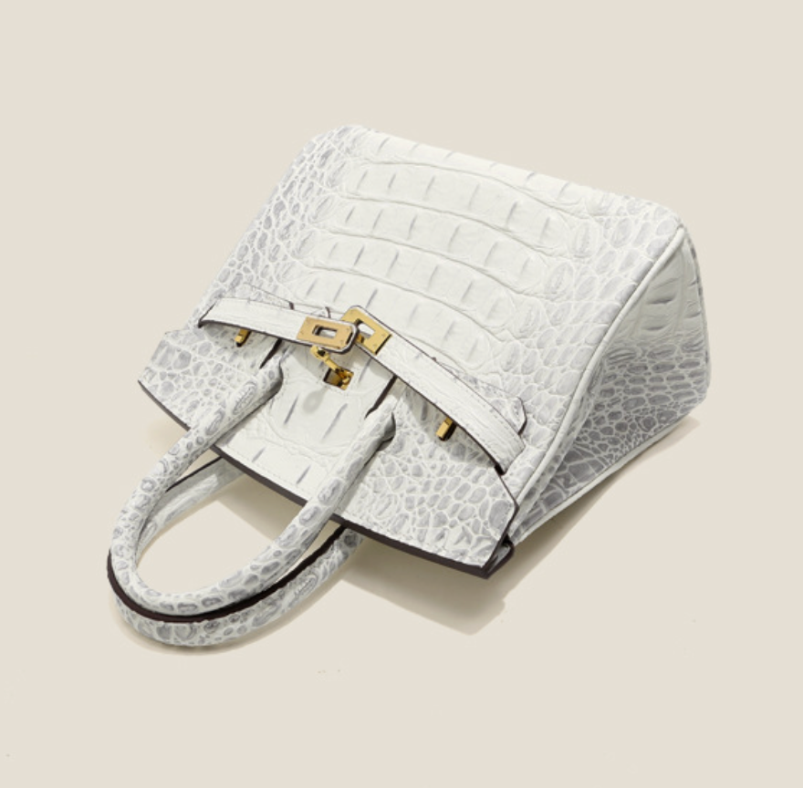 Jane Croco Himalaya – 30 cm Tasche aus echtem Leder