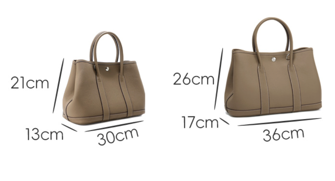 Brigitte – Elegante Tasche aus echtem Leder im Togo-Stil