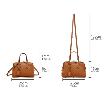Victoria – Tasche aus echtem Pebbled-Leder