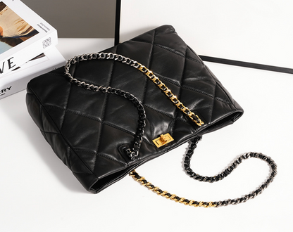 Aurora Chain Tote – Tasche aus echtem Leder