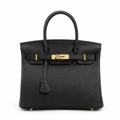 Jane – Premium-Tasche aus echtem Pebbled-Leder