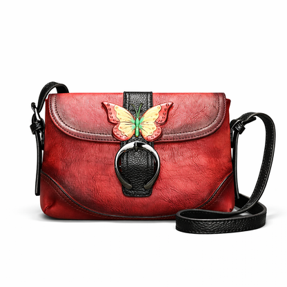 Künstlerische Tasche Sofia Vintage – Aus echtem Premium-Leder