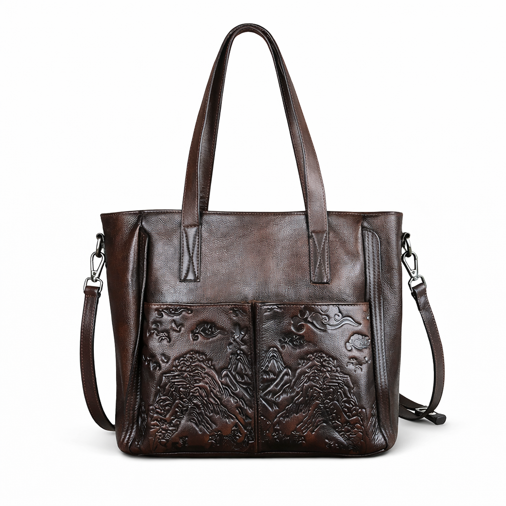 Tote Victoria Vintage – Aus echtem Premium-Leder