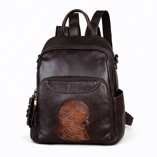 Rucksack Vintage Laura – Aus echtem Premium-Leder