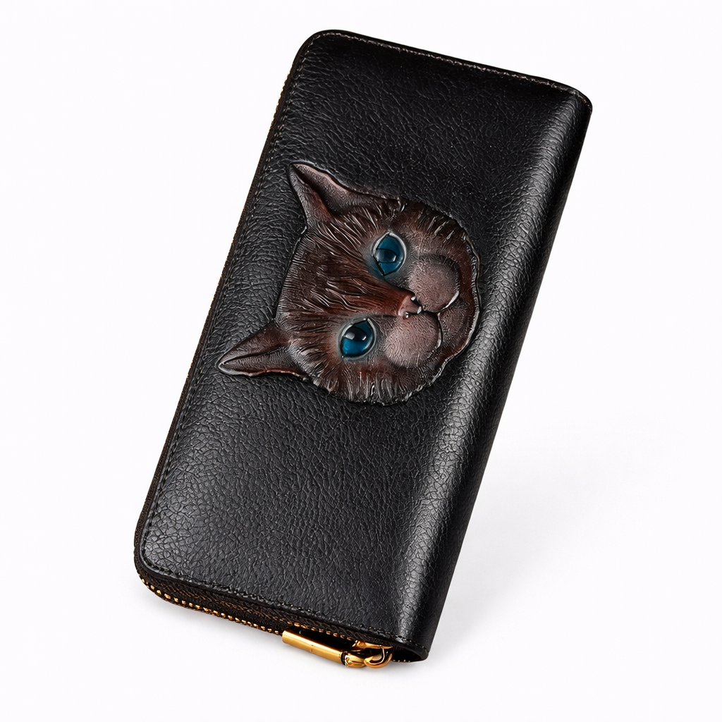 Geldbörse Gato Luna Vintage – Aus echtem Premium-Leder