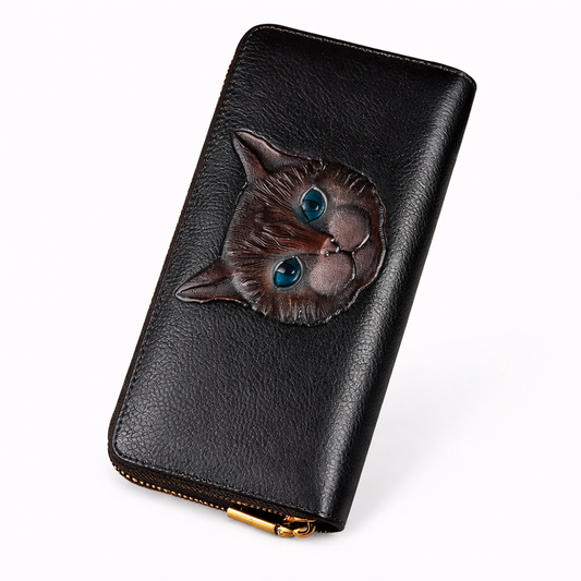 Geldbörse Gato Luna Vintage – Aus echtem Premium-Leder