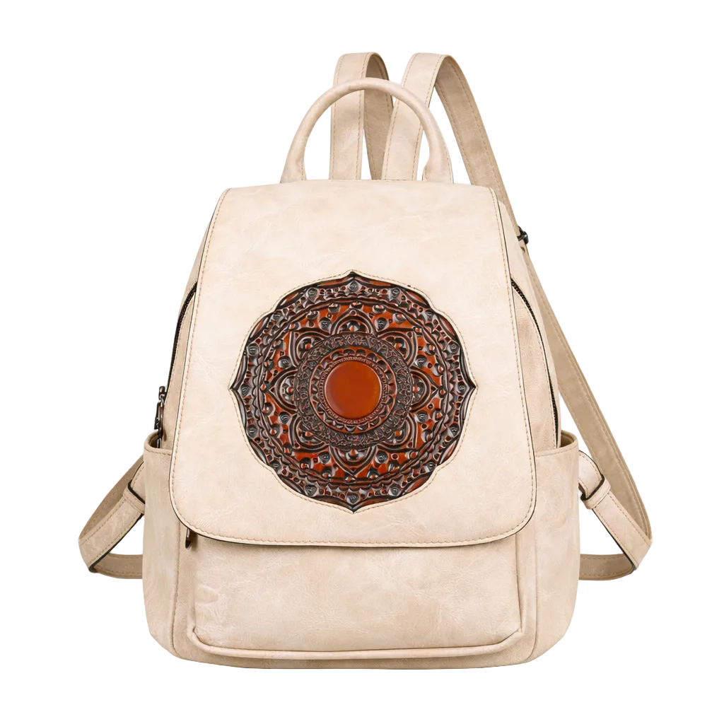 Geometrischer Rucksack Laura Vintage – Elegantes Design in hoher Qualität