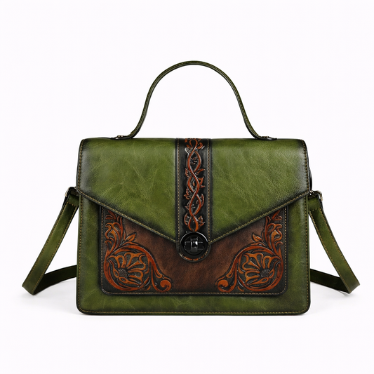 Tasche Square Elisa Vintage – Florales Design in hoher Qualität