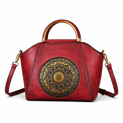 Shell-Tasche Íris Vintage – Aus Premium-Pflanzenleder