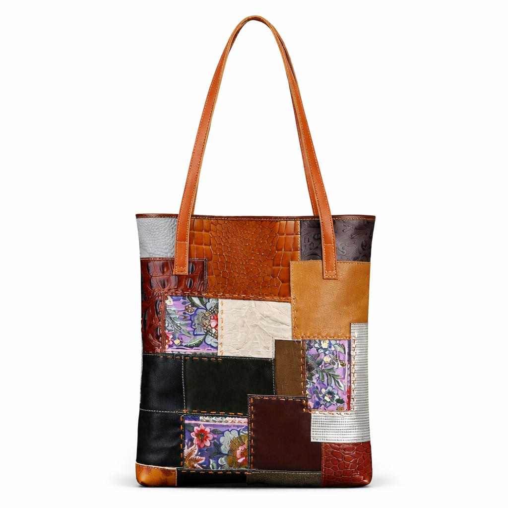 Tote Mosaic Vintage – Aus handgefertigtem echtem Leder