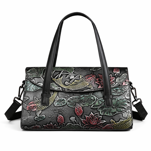 Tasche Jade Oriental Vintage – Aus echtem Premium-Leder
